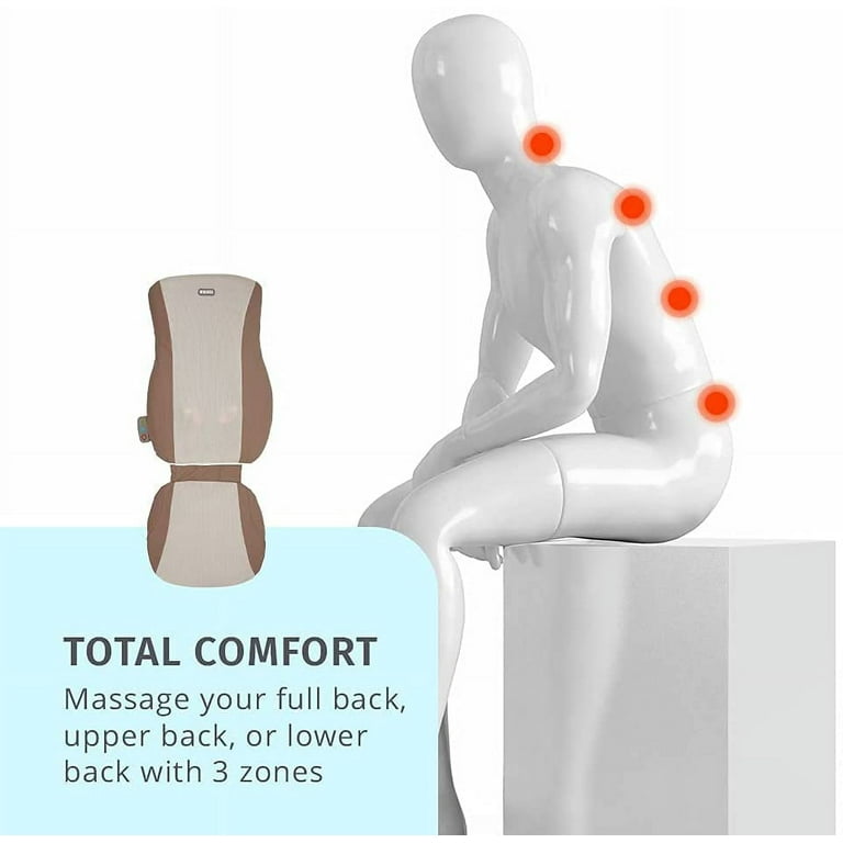 HoMedics Cordless Shiatsu Massage Pillow with Heat Portable, heated  deep-kneading massager at Crutchfield