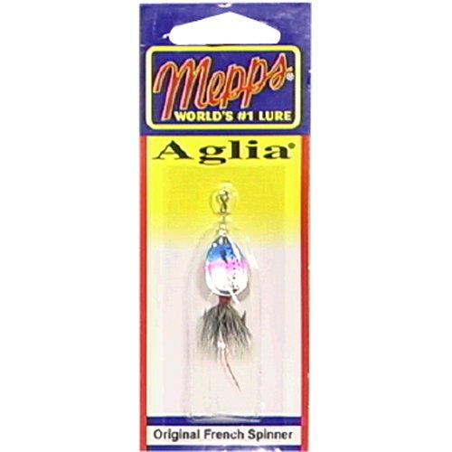 Mepps Dressed Aglia Spinner Fishing Lure, Rainbow Trout & Gold, 1/12 Oz