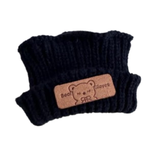 Sombrero de muñeca en miniatura,Gorro con puños de muñeco de peluche de 15 cm y 17 cm,Gorro de punto para muñeca de peluche suave,Accesorio para disfrazarse de gorro de