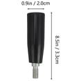 thumbnail image 2 of WHAMVOX 4Pcs Gripping Revolving Handle for Industry Equipment Black Bakelite, 2 of 8