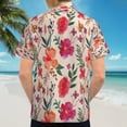 thumbnail image 6 of High Quality Hawaiian Shirts for Men Short Sleeve Aloha Beach Shirt Floral Summer Casual Button Down Shirts Blouses IADVZG, 6 of 7