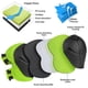 thumbnail image 4 of Fiudx Equipo de Protección, Conjunto de Seguridad Azul de 6 Piezas, Espuma Amortiguadora, Correas Ajustables, Rodilleras, Coderas y Muñequeras, Ideal para Patinaje Sobre Ruedas, Skateboarding y Cicli, 4 of 7