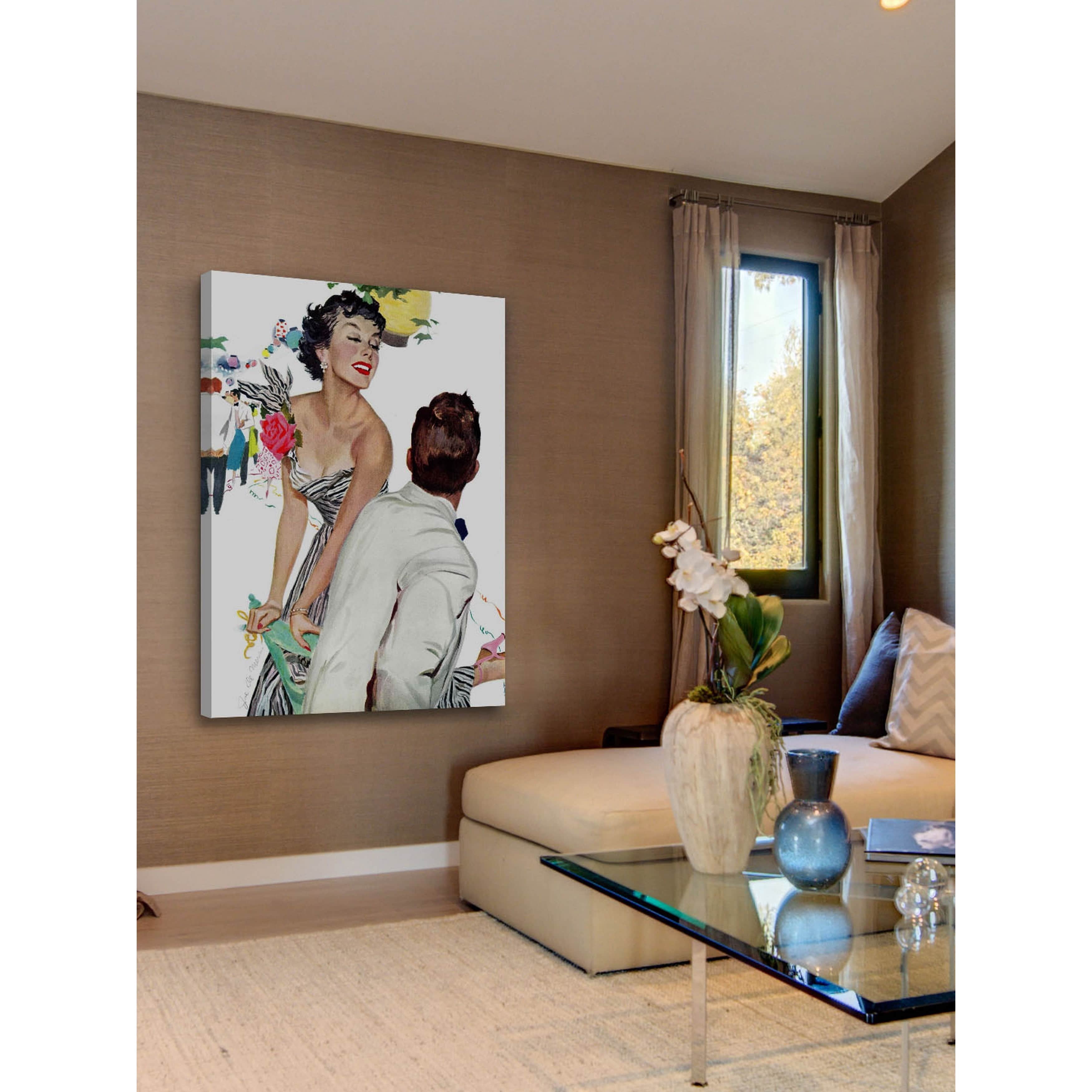 Marmont Hill "I Want a Man" by Joe de Mers Painting Print on Canvas