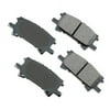 Akebono ASP996 Disc Brake Pad Kit Fits select: 2004-2007 TOYOTA HIGHLANDER, 2004-2009 LEXUS RX