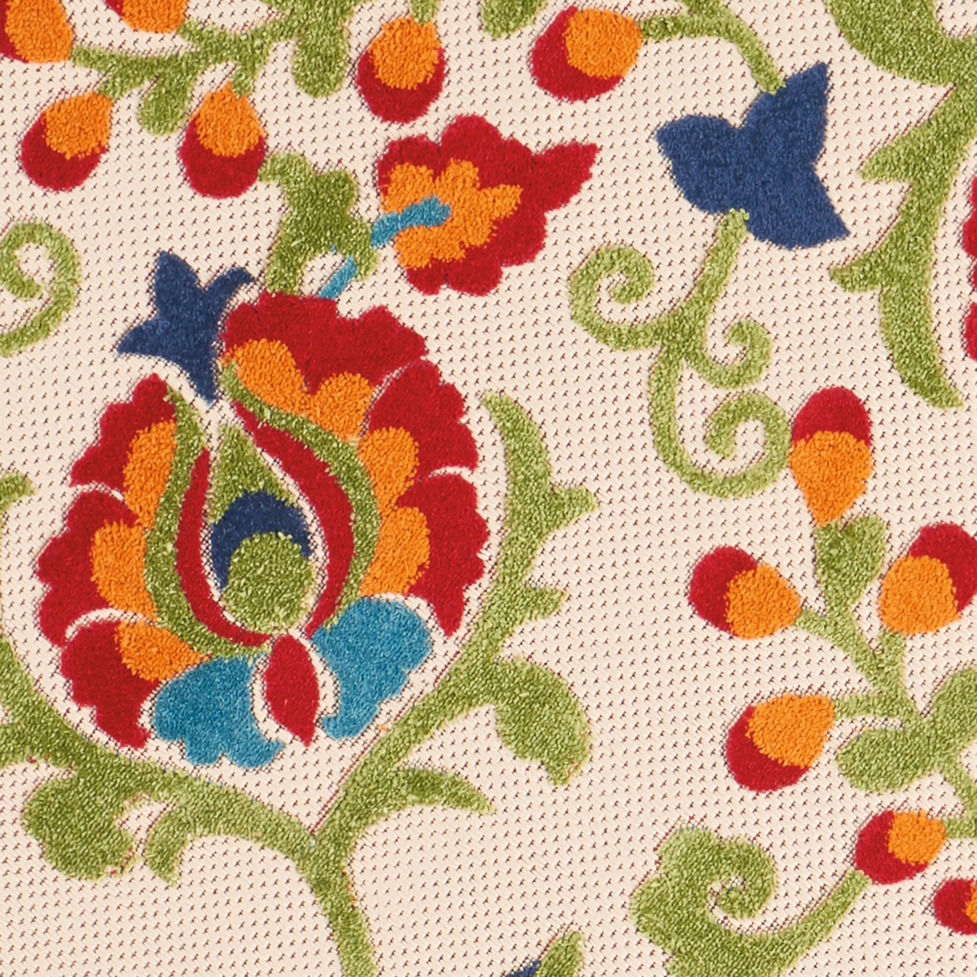 Nourison Aloha 2' x 3' Multicolor Farmhouse Rug