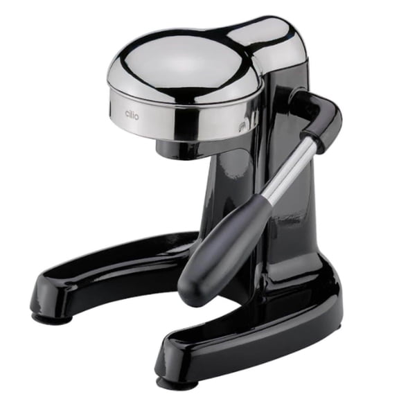 Cilio Positano 309829 Professional Citrus Juicer Black Metal Manual Press