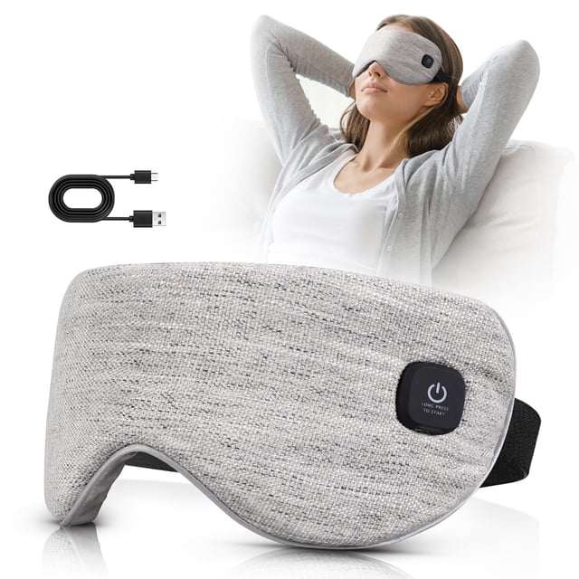 Mascarilla térmica COMFYTHERA inalámbrica para ojos secos (gris)