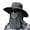 Green, variant on Hat with Face Protection, UPF 50 Wide Brim Fishing Hat with Detachable Face Cover and Windproof Rope for Hiking and Travel