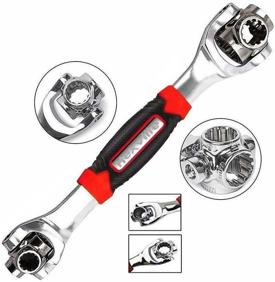48 in1 360° Multi-Function Universal Wrench Handy Adjustable Tool Socke 