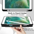 thumbnail image 6 of JETech Case for iPad 9.7-Inch (6th/5th Generation, 2018/2017) with Pencil Holder, Slim Tablet Cover with Soft TPU Back, Auto Wake/Sleep (Black), 6 of 8