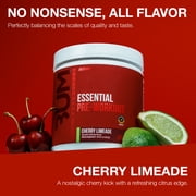 Raw Nutrition Essentials Pre Workout Powder, Cherry Limeade, 20 Servings