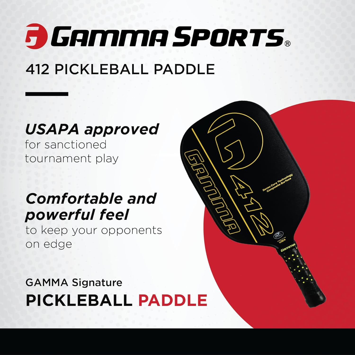 GAMMA 412 Pickleball Paddle