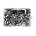 thumbnail image 2 of Accesorios de tornillos de motocicleta con clips de empuje que reemplaza los kits de pernos de s laterales de accesorios Plata Soledad Tornillos de parabrisas, 2 of 9