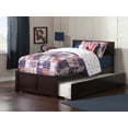 thumbnail image 5 of Orlando Twin Extra Long Bed with Footboard and Twin Extra Long Trundle in Espresso, 5 of 7