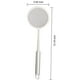 thumbnail image 4 of Cucharón desnatador de acero 304, diseño ergonómico para un manejo sencillo, mango largo resistente al calor, ideal para filtrar grasa y partículas pequeñas, malla de 4 pulgadas de diámetro, apto, 4 of 8