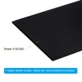 thumbnail image 4 of Uxcell Welding Len Shade 9 Glass 4.33 x 3.54 Inch Hardened Glass Black Darkening Filter Plates Covers 2Pcs, 4 of 6