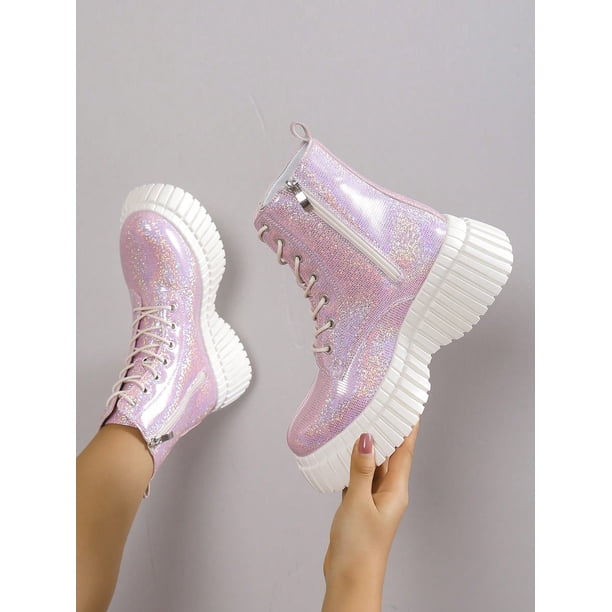 opean And American Style Minimalist Fashionable Autumn & Winter Chunky Heel Ankle Boots For Women, Motorcycle Boots