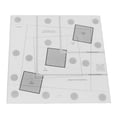 thumbnail image 3 of Log Cabin Quilt Ruler Transparent Acrylic Quilting Ruler Creative Grids Log Cabin Trim Tool 6 Inch, 3 of 8