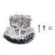 thumbnail image 2 of Asiento de coche para muñecas con clip para rejilla de ventilación, decoración para rejilla de ventilación de coche, adorno coleccionable para coche gris, 2 of 9