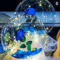 thumbnail image 3 of 1PC LED Luminous Balloon Rose Bouquet Transparent Bobo Ball Rose Valentines Day Gift, 3 of 8
