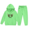 thumbnail image 5 of Christmas Girls' Clothing Sets Cute Long Sleeve Hooded Sweatshirt and Sweatpants Tracksuits 2 Pieces Fall Outfits 2-13 Years, 5 of 5