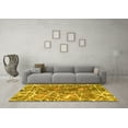 thumbnail image 3 of Ahgly Company Indoor Rectangle Abstract Yellow Modern Area Rugs, 5' x 7', 3 of 4