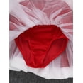 thumbnail image 7 of YONGHS Kids Girls Santa Dance Red Costume Christmas Figure Ice Skating Leotard Dress 4-16, 7 of 7