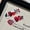 Extra small XS, variant on Yihe Spice Girl has the same black and red goth cyber hand-painted European and American finished nail film, wearing armor short Blood Demon Halloween
