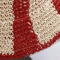thumbnail image 5 of YooGuoGuo Straw Sun Hat Women Woven Summer Plaid Cute Wide Striped Bohemian Fisherman Beach Travel Spring Summer, 5 of 7