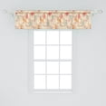 thumbnail image 2 of Ambesonne Butterfly Window Valance, Moth Insect Design on Paintbrush Polka Dots Pastel Summer Colors, Curtain Valance for Kitchen Bedroom Decor with Rod Pocket, 54" X 12", Champagne and Multicolor, 2 of 3