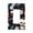 Single Gang, variant on Skull Barber Shop Color Scissors No Device Blank Wall Plate 1 Gang Decorative Electrical Outlet Light Switch Cover Switchplate