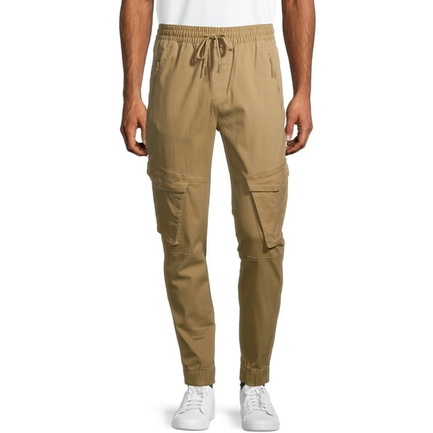 no boundaries men's woven jogger shorts