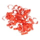 thumbnail image 2 of 50 anillos retráctiles para patas de pollo, numerados, para patas de aves, patos, gansos y otras aves de corral, color naranja, 2 of 8