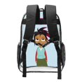 thumbnail image 6 of Scigirls Pattern Transparent Backpack Lightweight And fashionable Showcasing Personality And Leading The Trend, 6 of 6