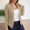 thumbnail image 4 of Posijego Women's Blazer Open Front Long Sleeve Cardigans Business Casual Office Cropped Blazer Jackets, 4 of 7