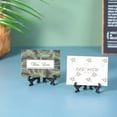 thumbnail image 5 of 3" Black 12pcs/set Plastic Easels Plate Display Stands Picture Frame Stand Holder, 5 of 5