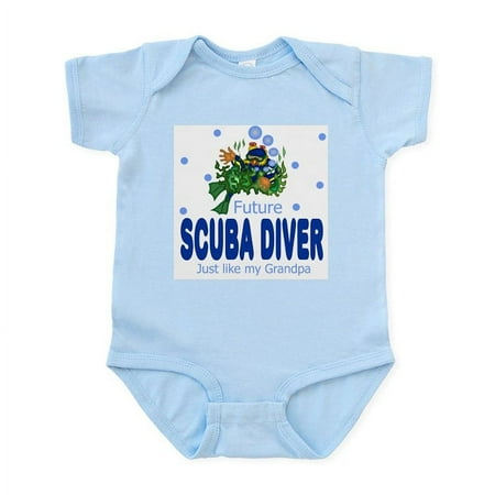 

CafePress - Future Scuba Diver Like Grandpa Infant Bodysuit - Baby Light Bodysuit Size Newborn - 24 Months