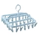 thumbnail image 1 of Perchas de tela para almacenamiento de armario soporte de secado para Ehuebsd calcetines plegable 32 Clips, 1 of 8