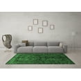 thumbnail image 3 of Ahgly Company Indoor Rectangle Persian Emerald Green Traditional Area Rugs, 7' x 9', 3 of 4