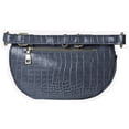 thumbnail image 2 of Bebe NEW Josephine Croco Convertible Sling Belt Fanny Pack / Sling Bag Purse Grey, 2 of 2