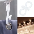 thumbnail image 3 of lanema 100Piece Heavy Dutys String Light Hangers Metal Clip for Campers Awning Canopy Tent Decor String Light Clip S Shape Hook, 3 of 11