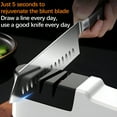 thumbnail image 5 of CURYMAY 2026 New Electric Knife Sharpener Fully Automatic 15 Degree Sharpening for Kitchen Knives Scissors Converts 20 Degree Edges Long Lasting Arch Shaped Edges Safe Design Consistent Black, 5 of 6