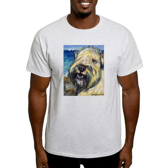 CafePress - Laughing Wheatie Portrait Light T Shirt - Men's Classic Graphic T-Shirt