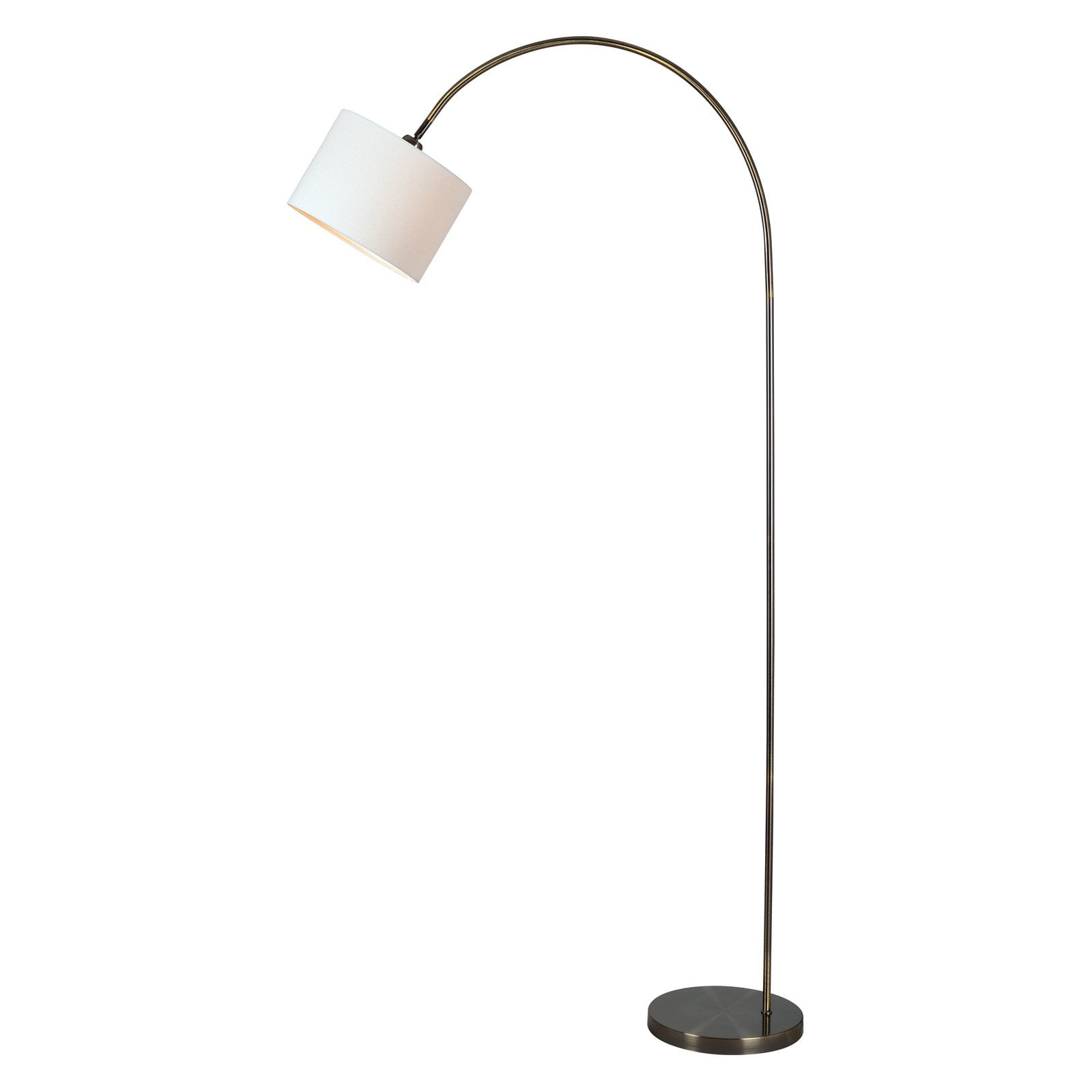 Kenroy Home Archer Antique Brass Arc Floor Lamp