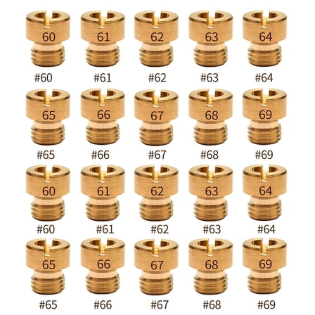20Pack Holley Carburetor 1/4-32 Gas Main JETS KIT 60-69 2 EACH