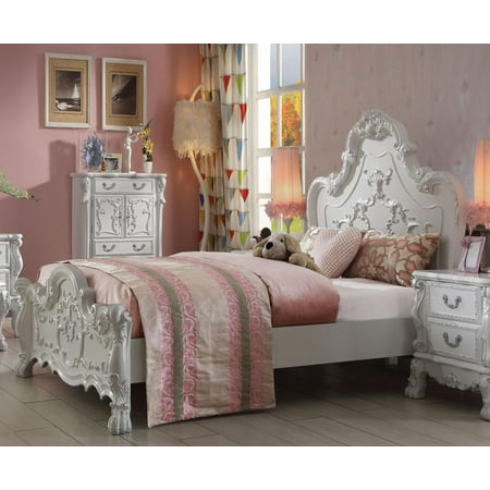 Acme Furniture 30660q Dresden Kids Antique White Queen Bed