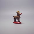 thumbnail image 7 of Byujiro Santa Claus Christmas Deer Christmas Reindeer Sleigh Miniature Figurines for Tabletop Decor & Holiday Party, 7 of 7