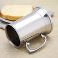 thumbnail image 2 of EASTIN Tasse à Bière en Acier Inoxydable Manipulé Tankard avec Poignée Chope à Bière Grande Chope à Bière mlik Tasse, 2 of 9
