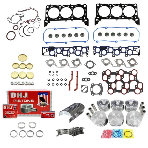 DNJ EK4120C Engine Rebuild Kit Fits Cars & Trucks 2000-2004 Ford Mustang 3.8L OHV V6 12V 232cid