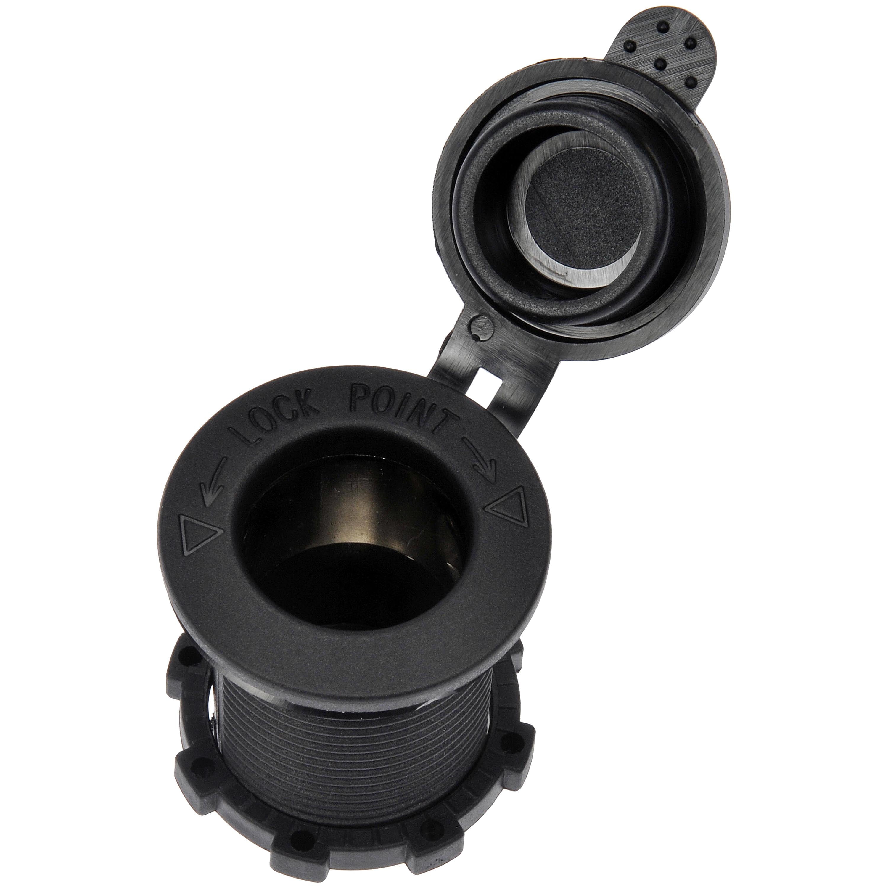 Dorman 84623 12 Volt Accessory Power Outlet Socket Black